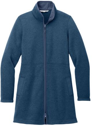 L425 - Ladies Arc Sweater Fleece Long Jacket
