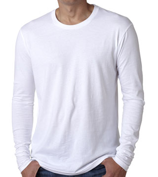 Men's Fitted Long-Sleeve Crew